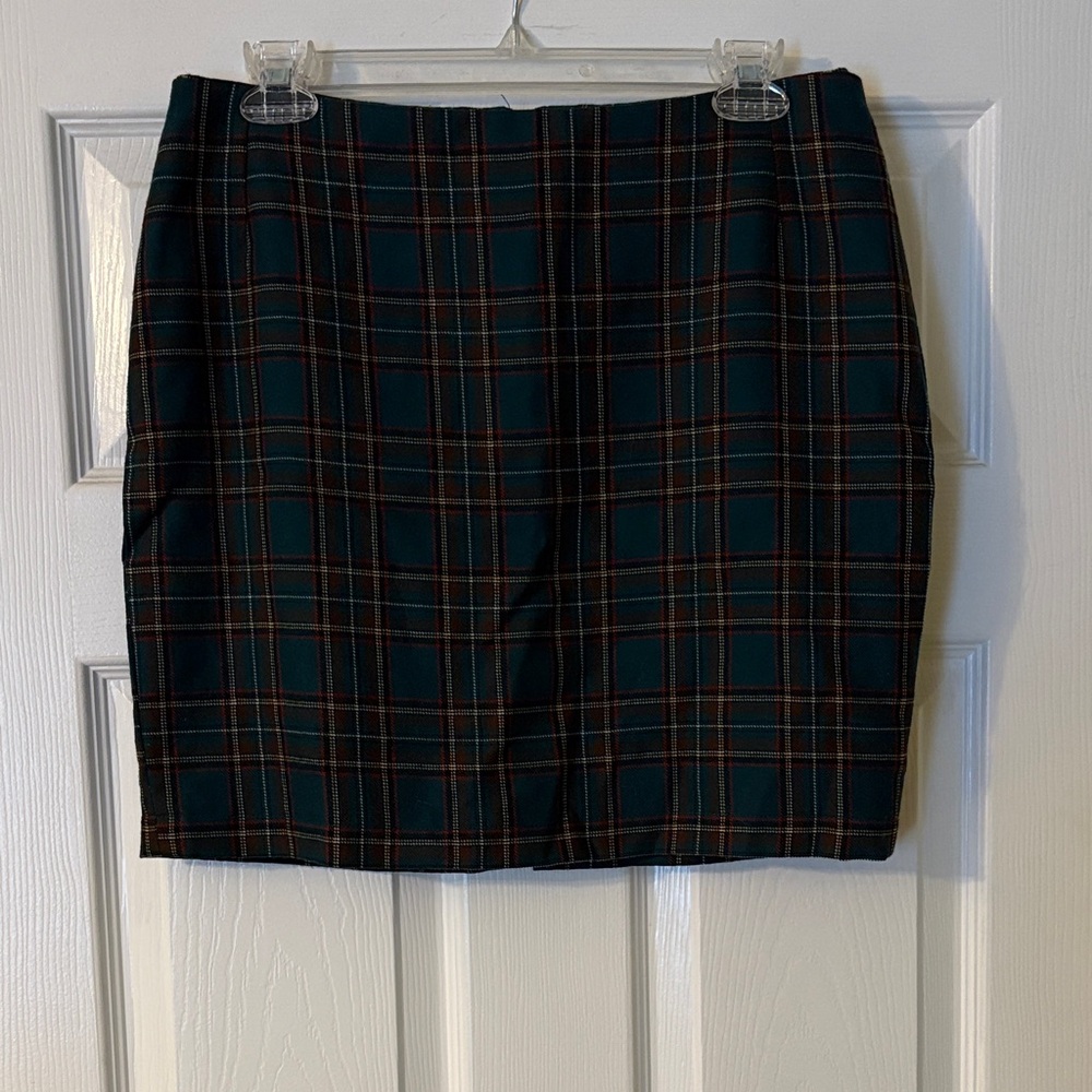 Vintage Plaid Skirt